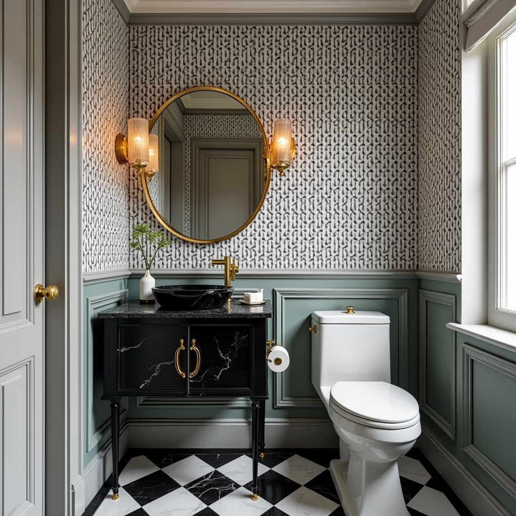 luxury powder room ideas 7