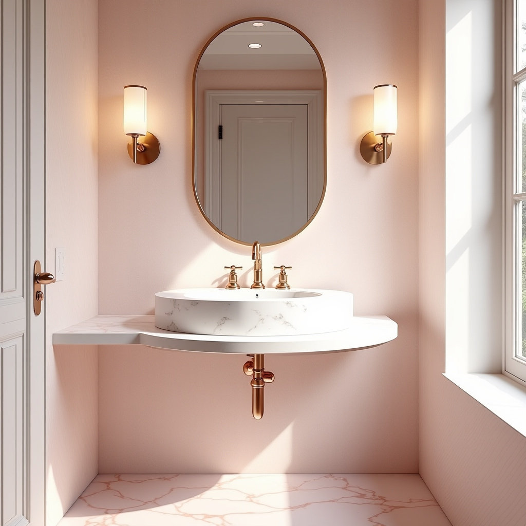 luxury powder room ideas 9