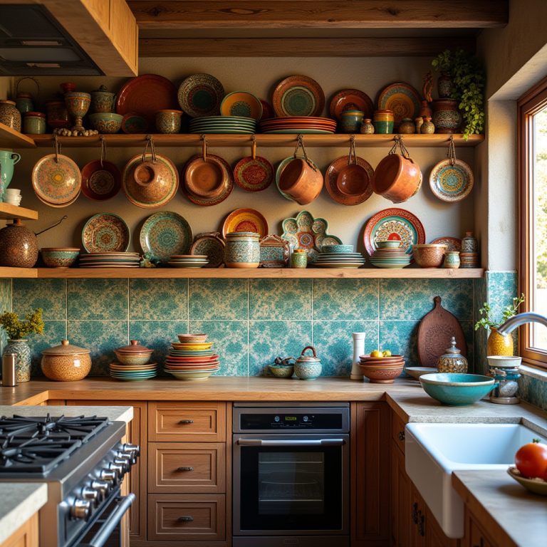 maximalist kitchen decor 1