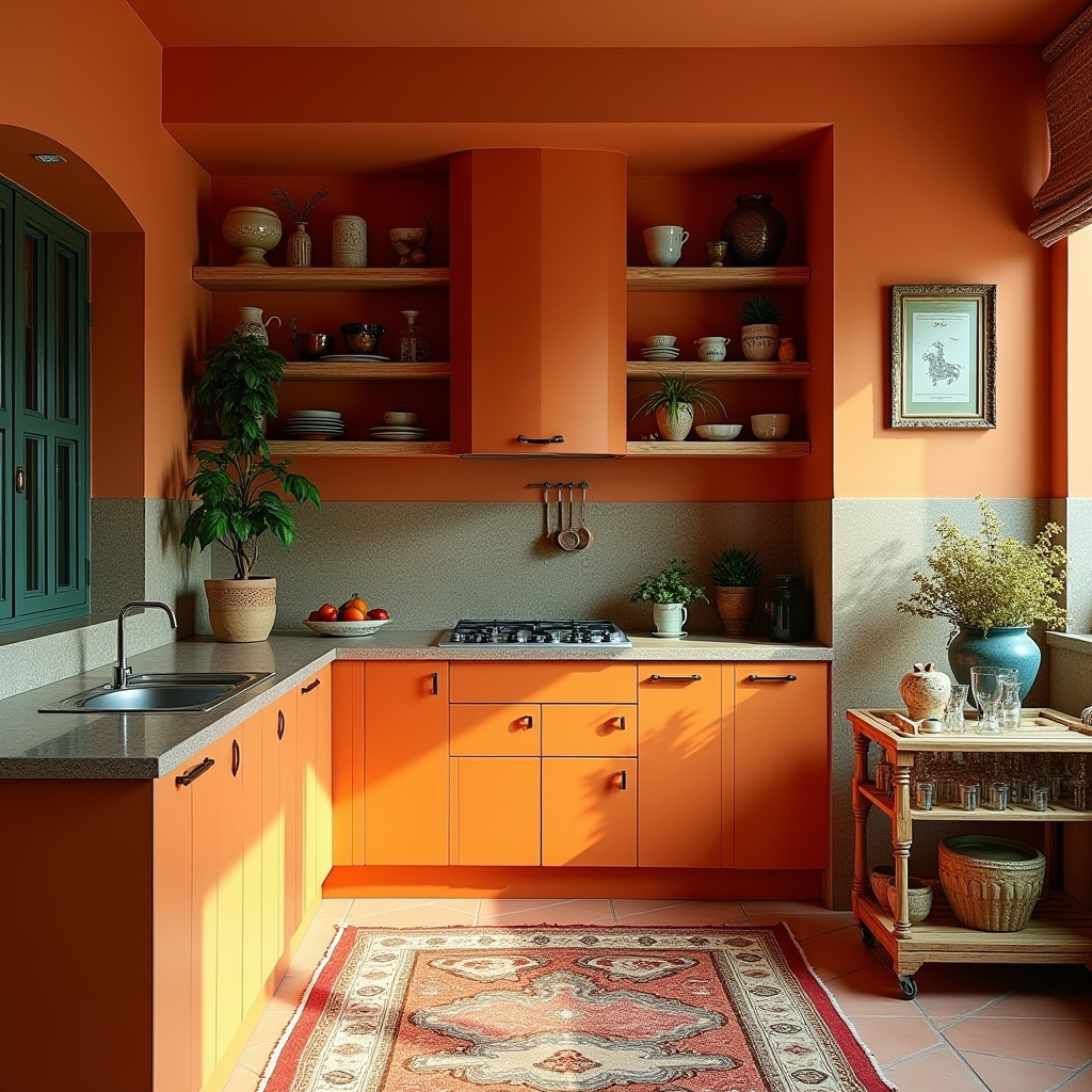 maximalist kitchen decor 12