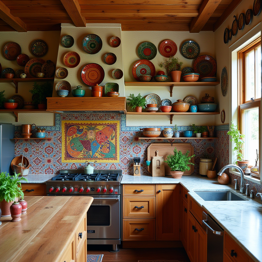 maximalist kitchen decor 2