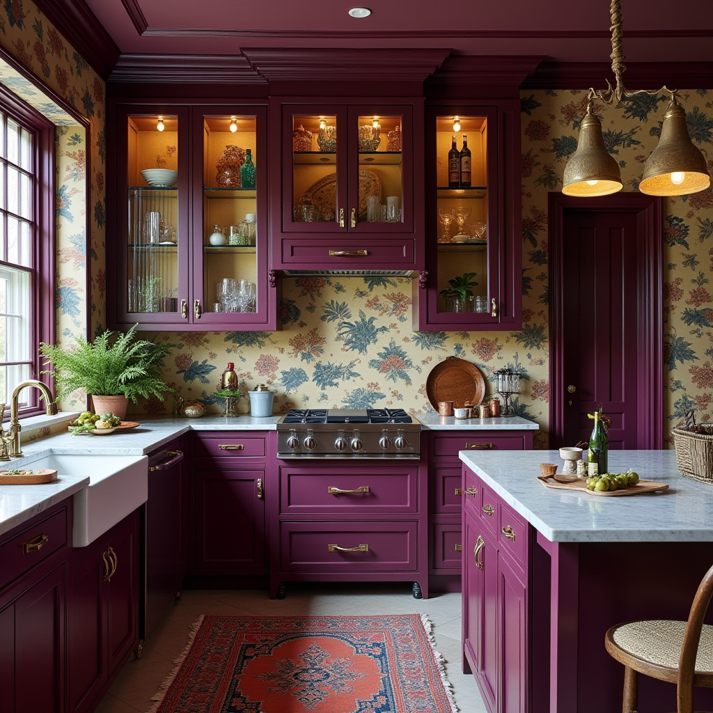 maximalist kitchen decor 23
