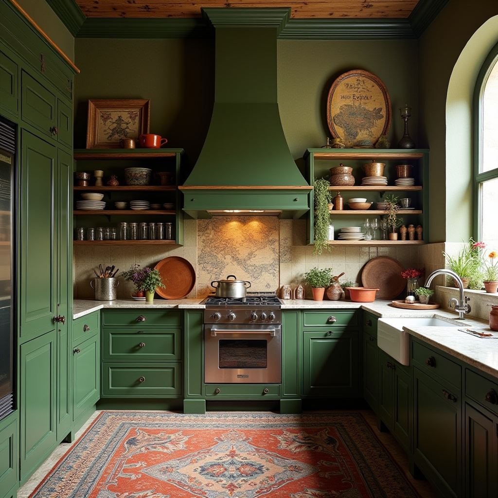 maximalist kitchen decor 35