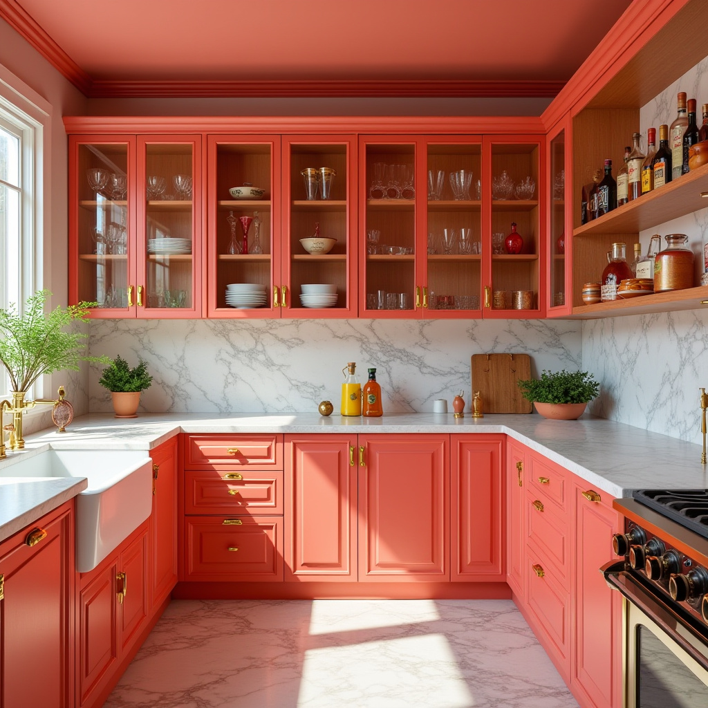 maximalist kitchen decor 37