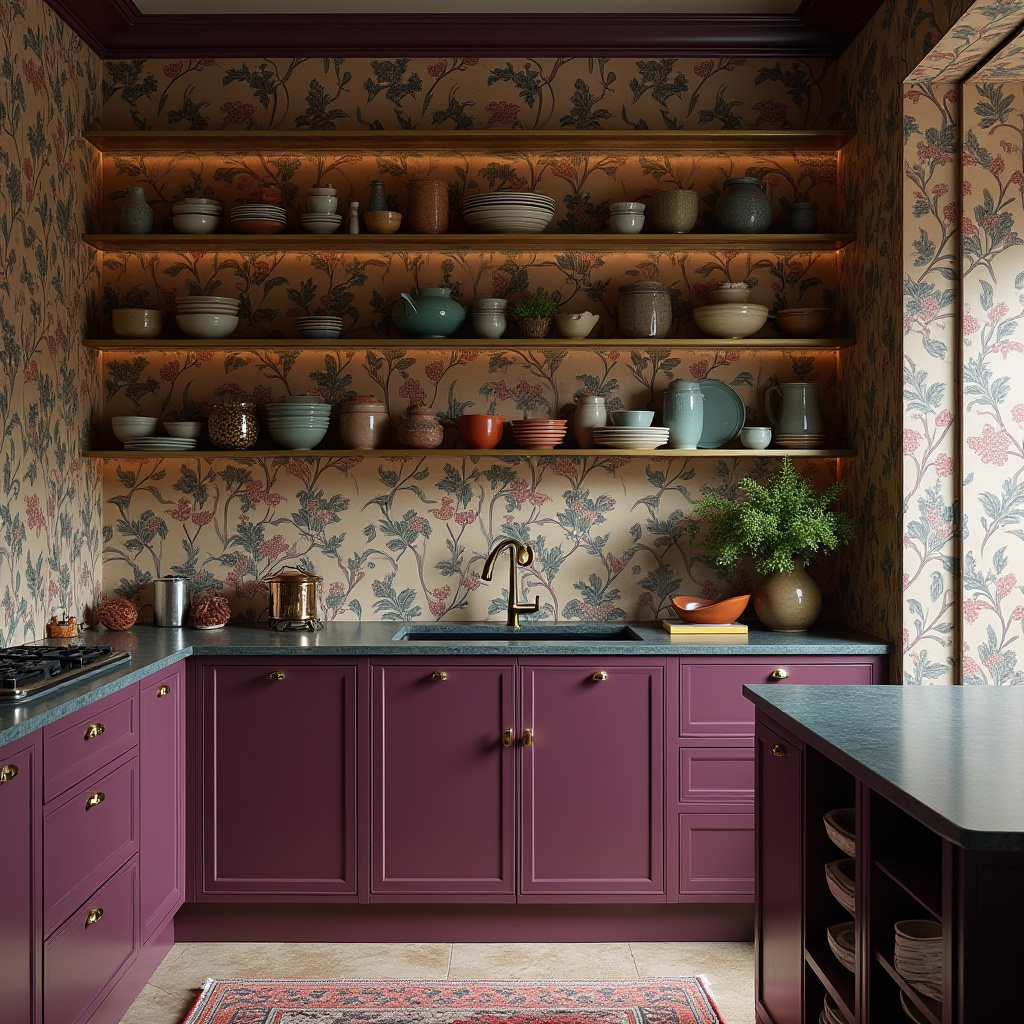 maximalist kitchen decor 39