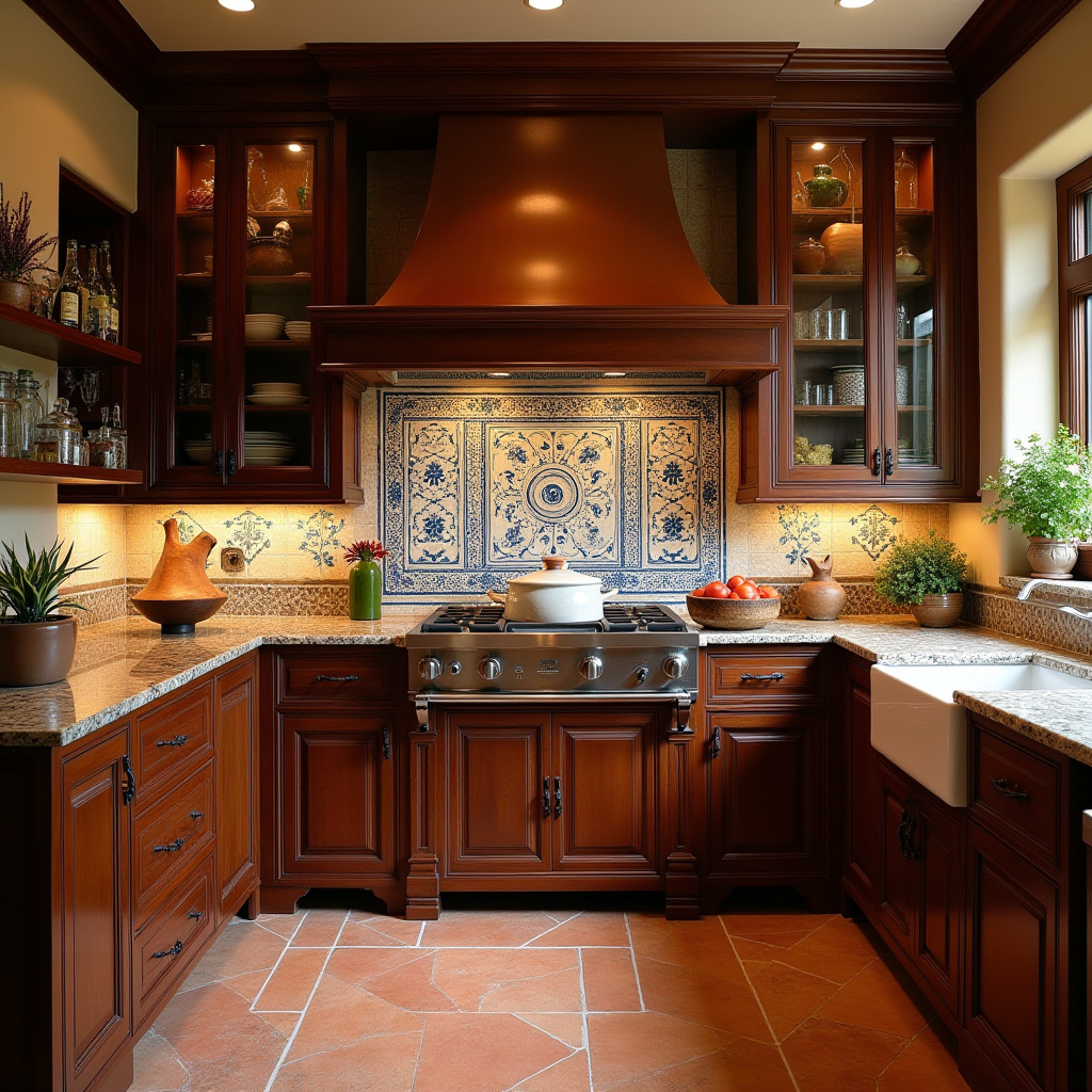 mexican style kitchens ideas 16