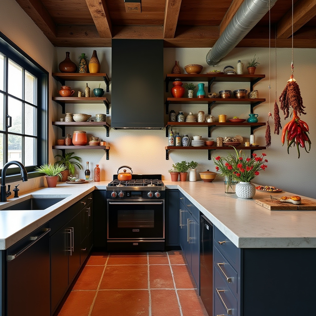 mexican style kitchens ideas 24