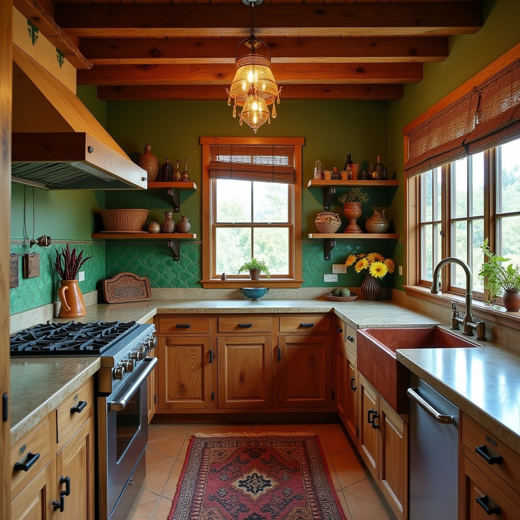 mexican style kitchens ideas 37