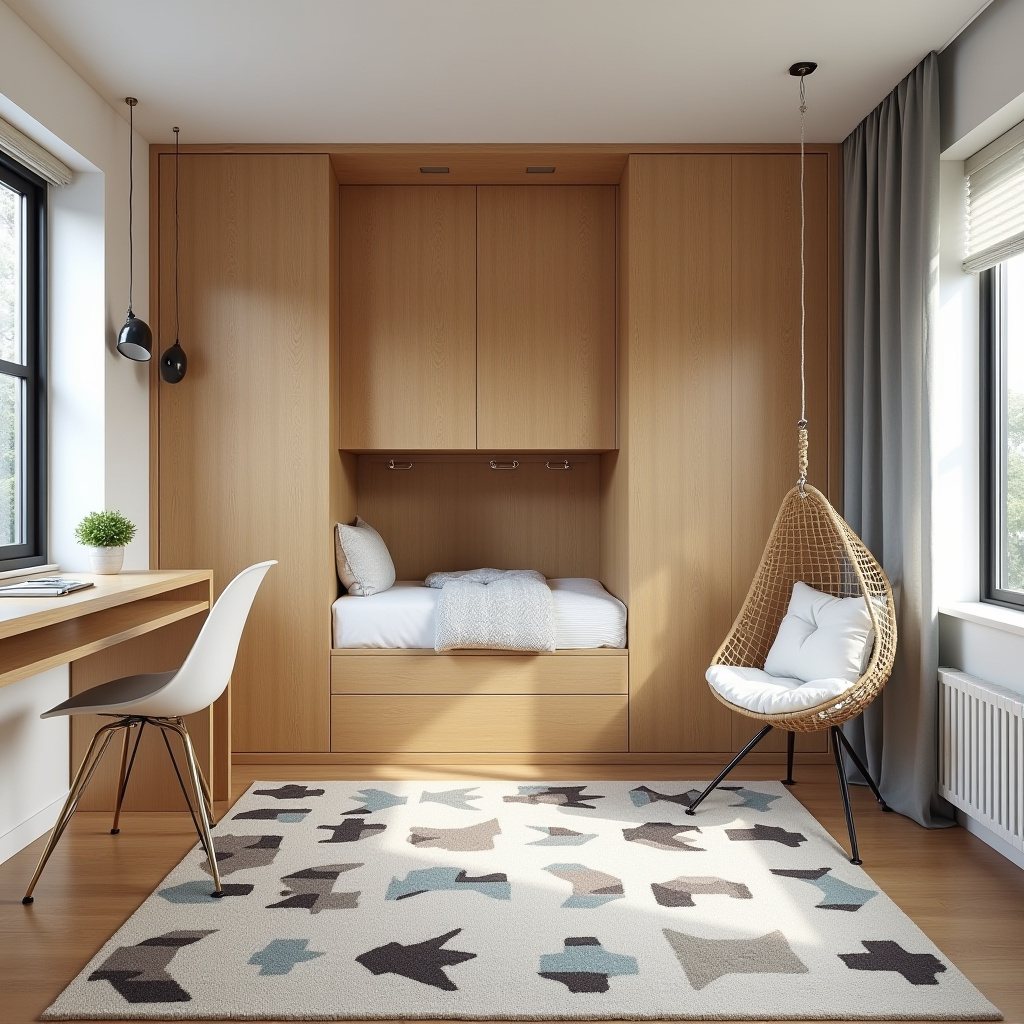 mid century kids room 10