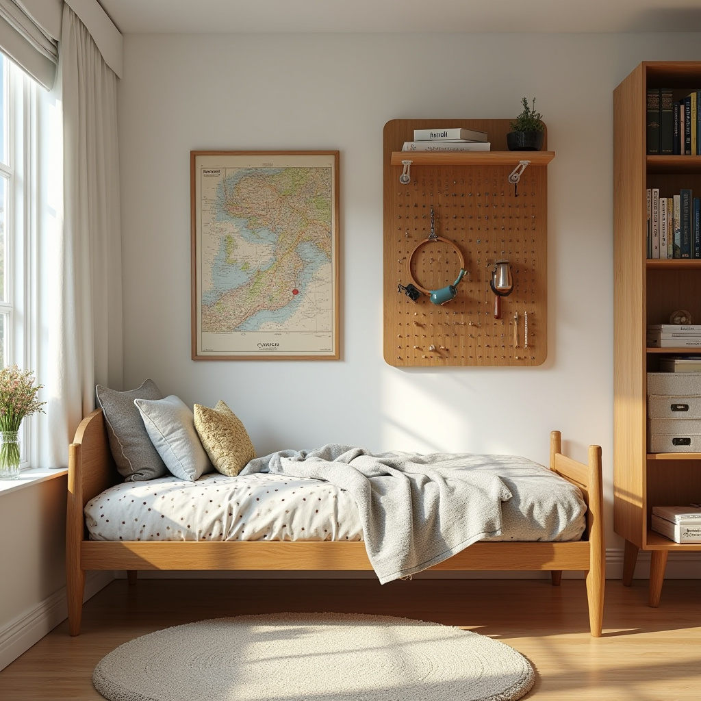 mid century kids room 13