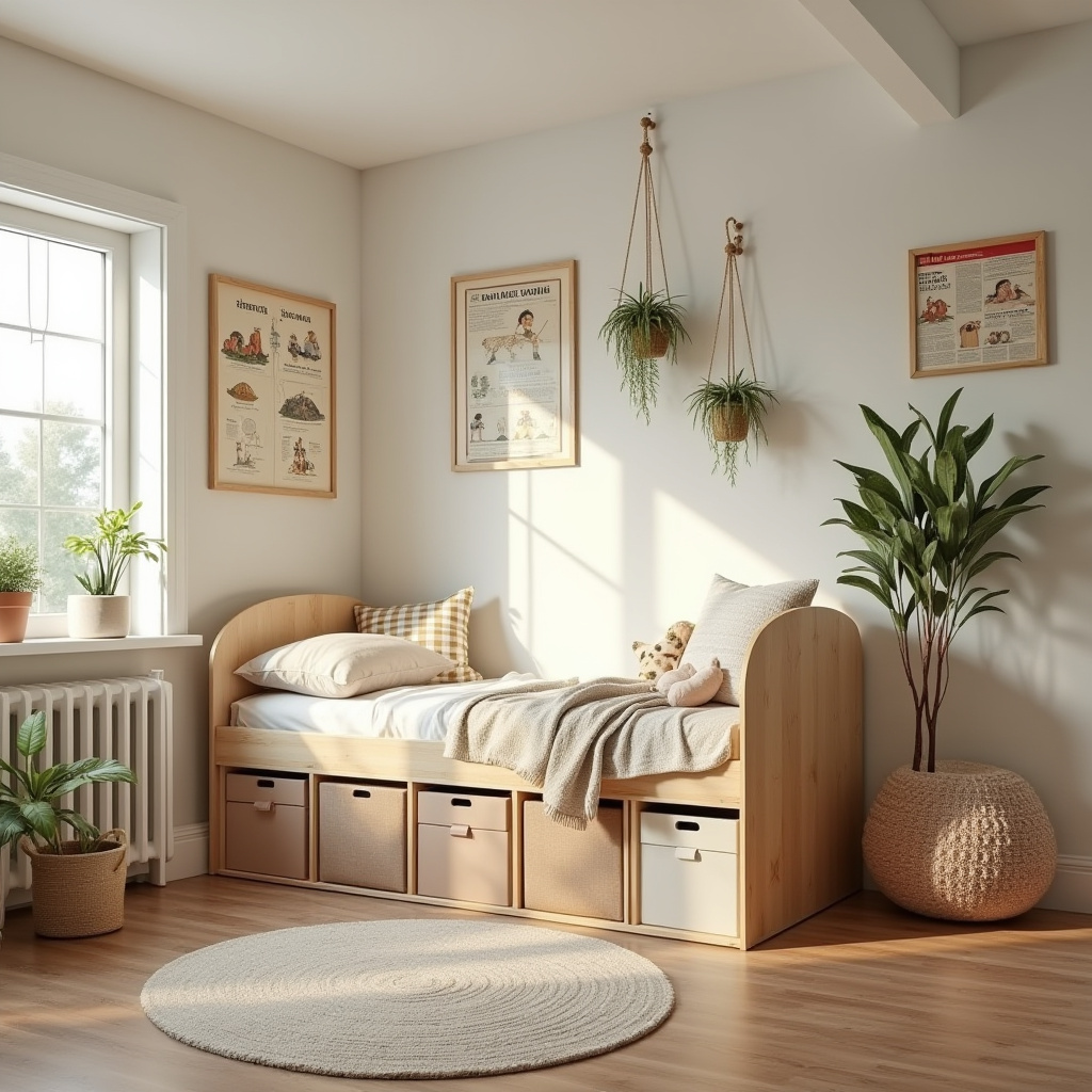 mid century kids room 17