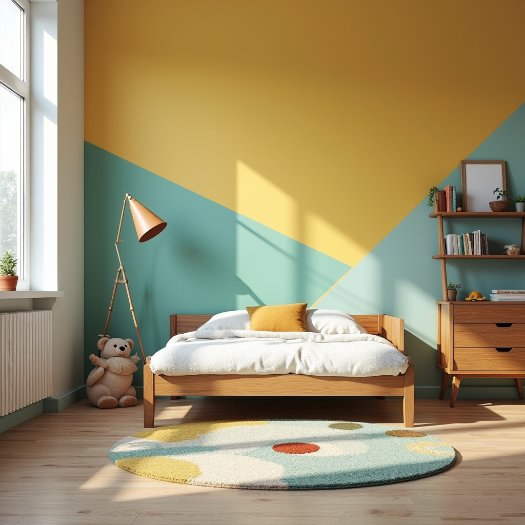 mid century kids room 2