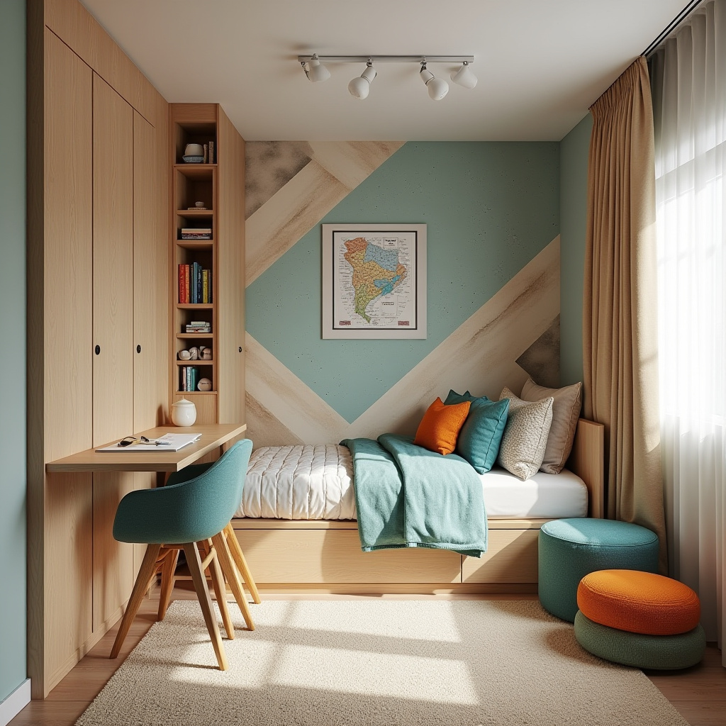 mid century kids room 24