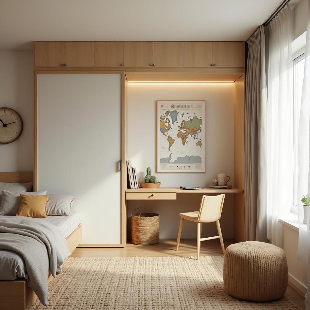 mid century kids room 29