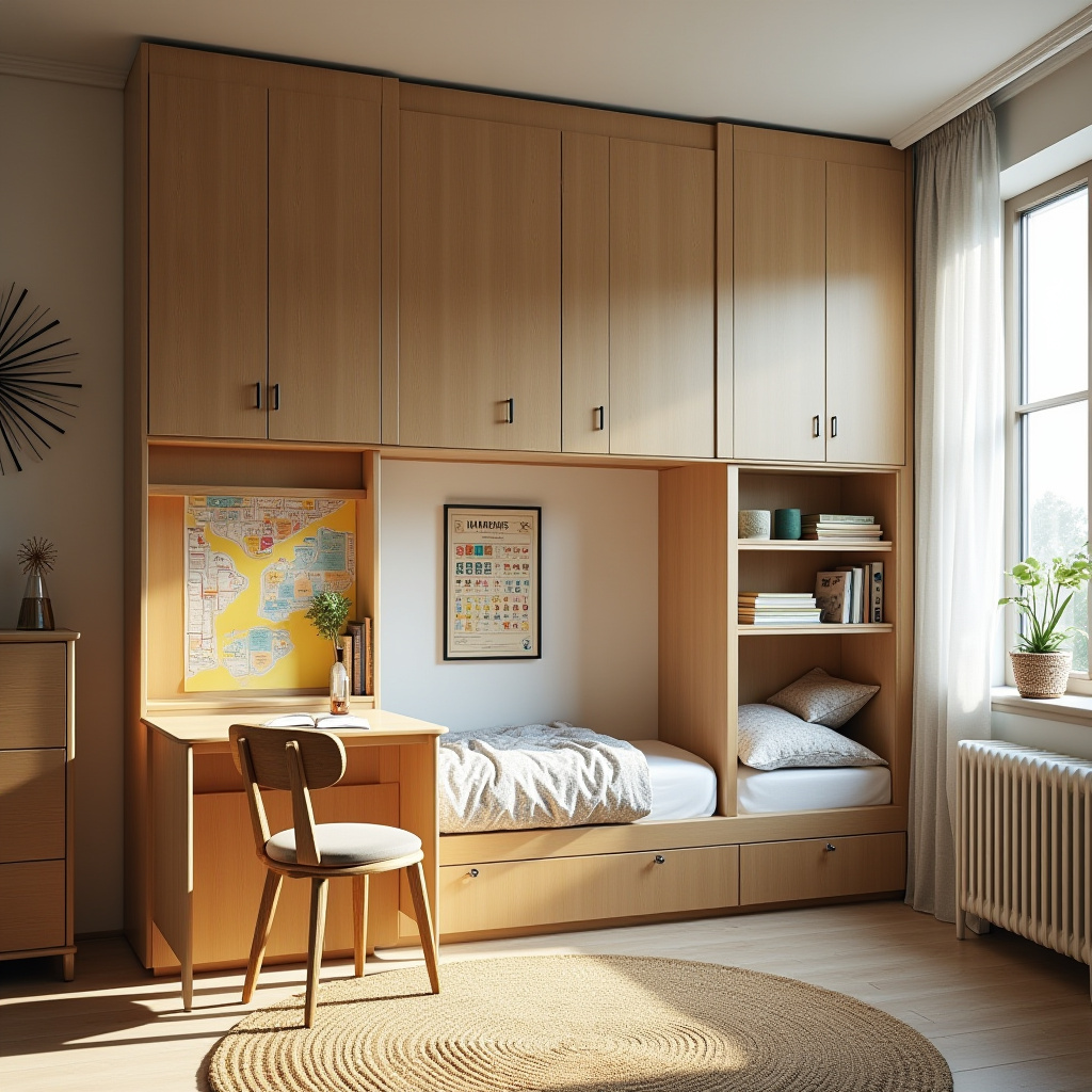 mid century kids room 38