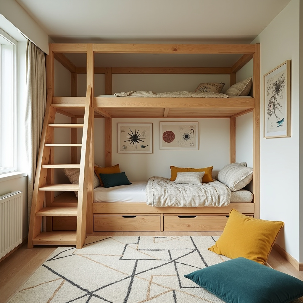mid century kids room 39