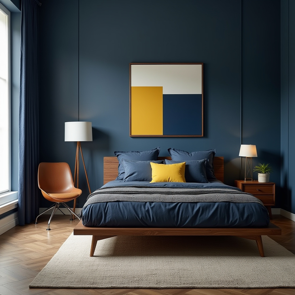 midnight blue bedroom 13