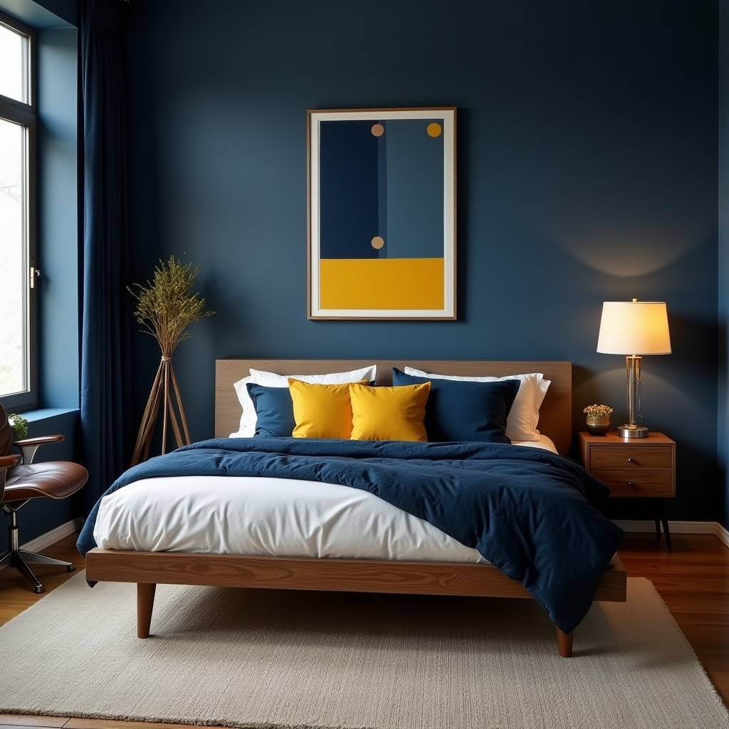 midnight blue bedroom 14