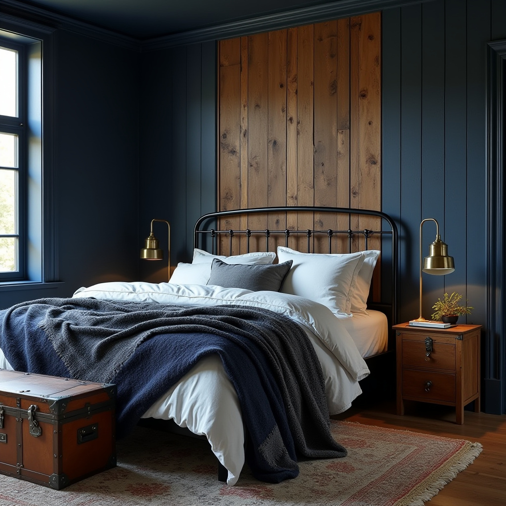 midnight blue bedroom 15