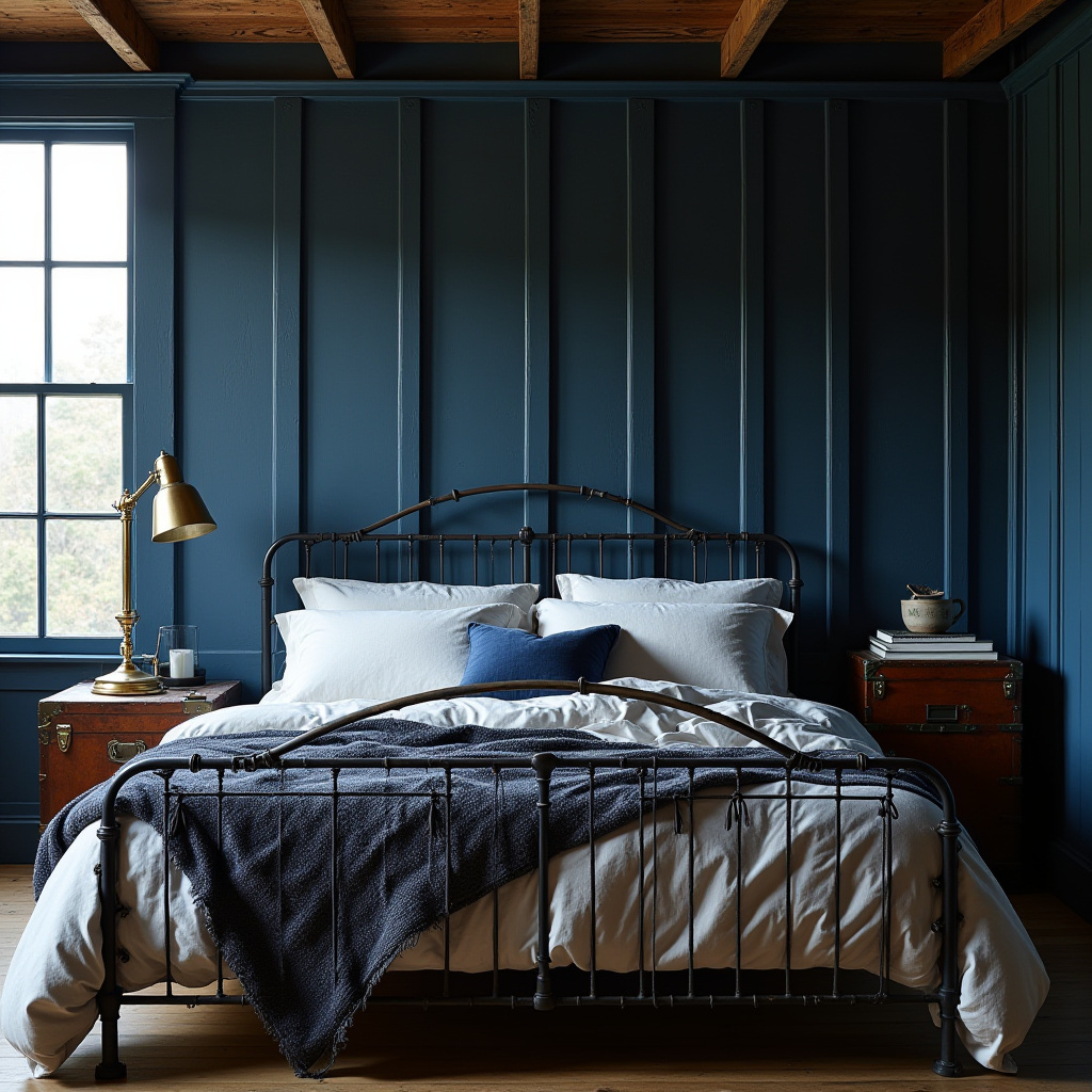 midnight blue bedroom 16