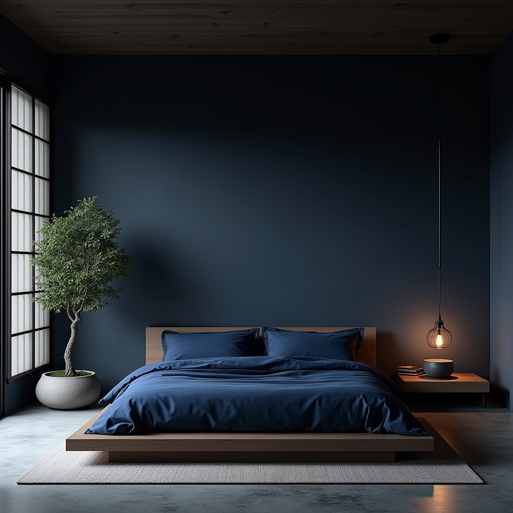 midnight blue bedroom 18