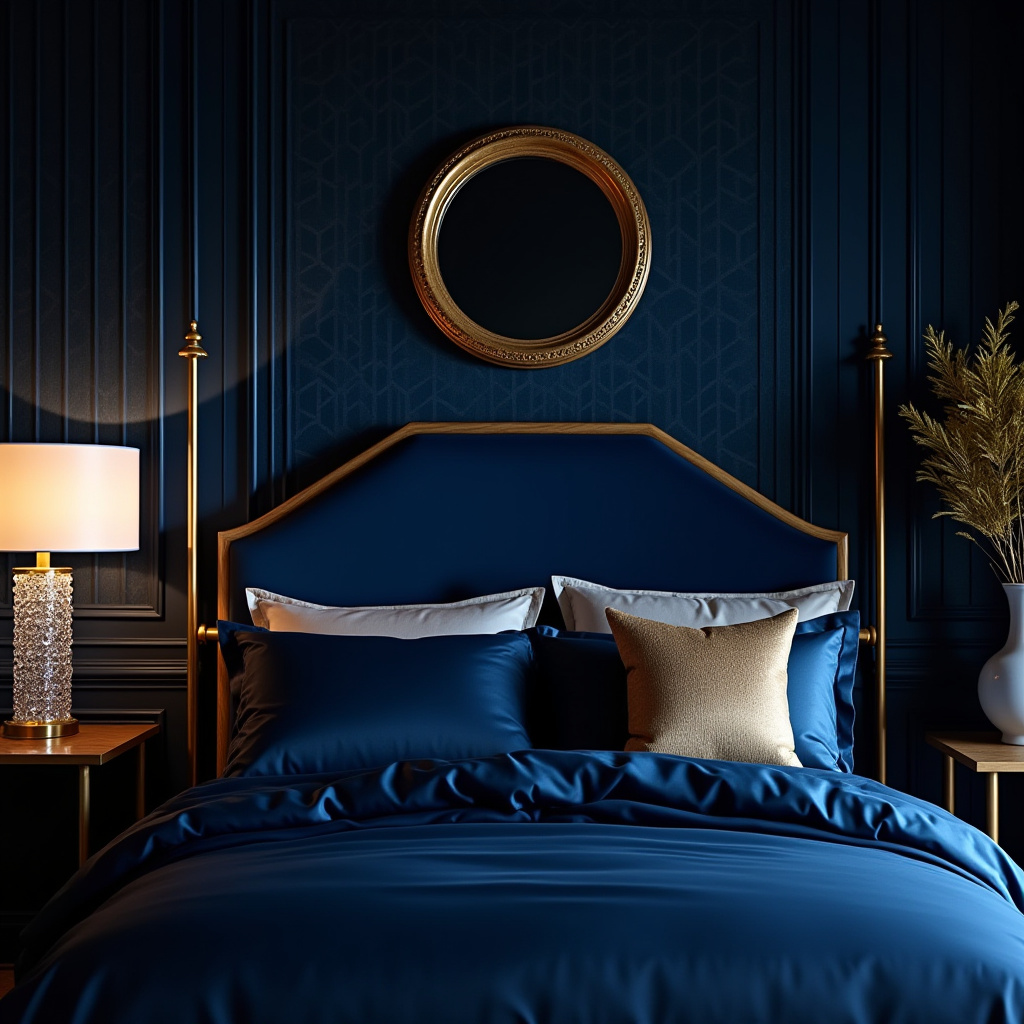 midnight blue bedroom 19