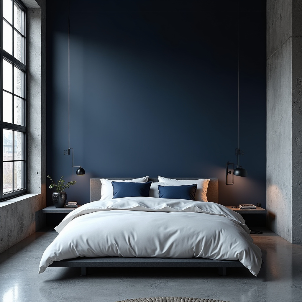 midnight blue bedroom 25