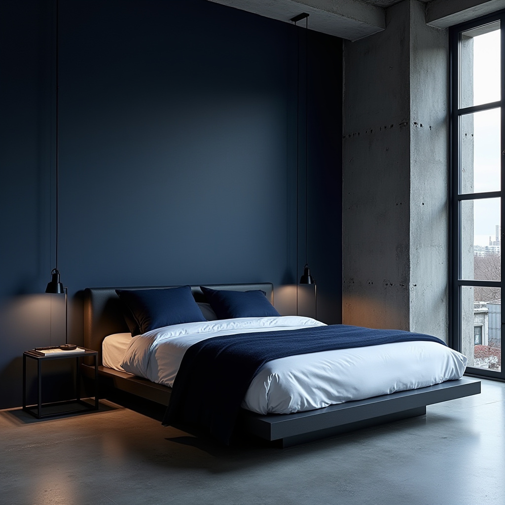 midnight blue bedroom 26