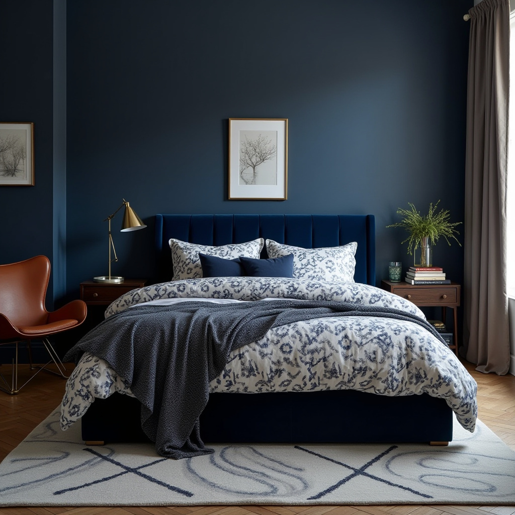 midnight blue bedroom 29
