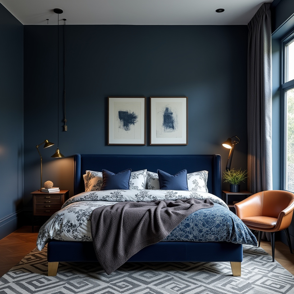 midnight blue bedroom 30