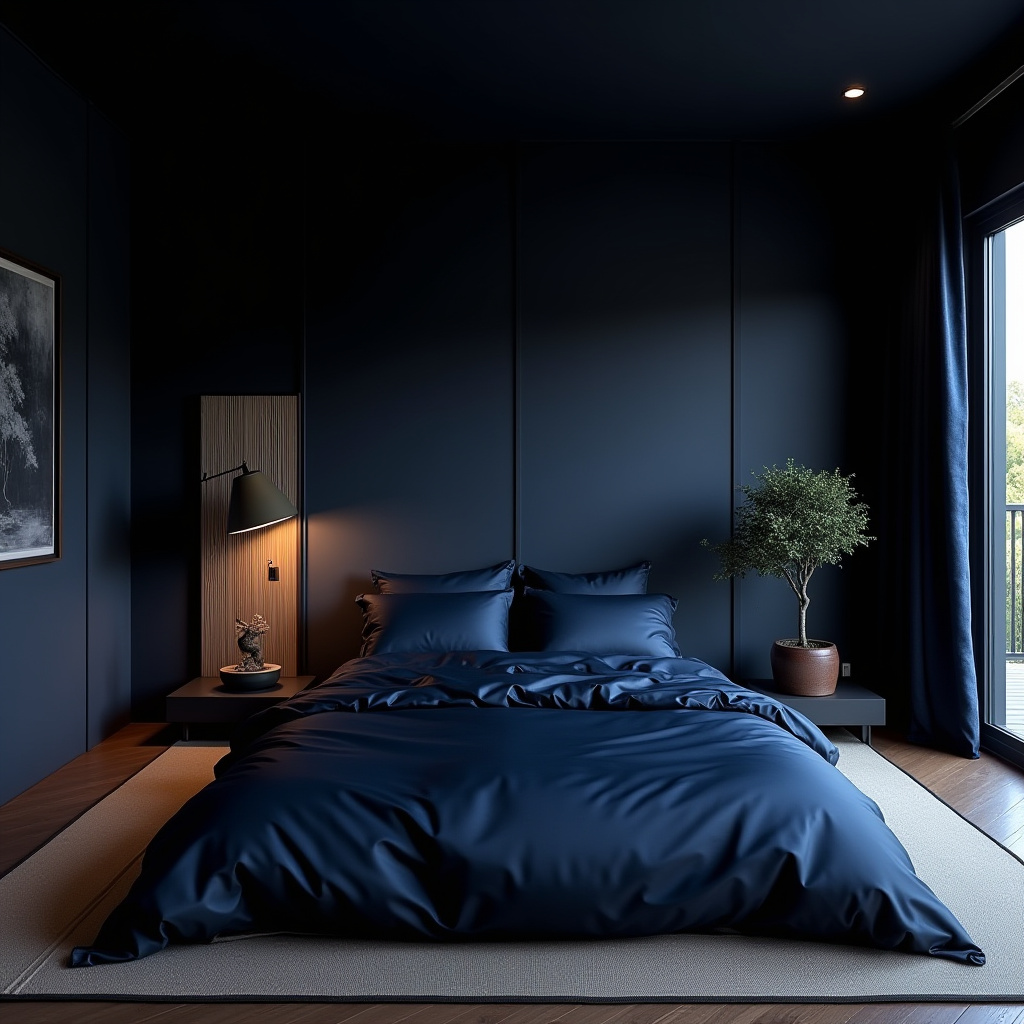 midnight blue bedroom 31