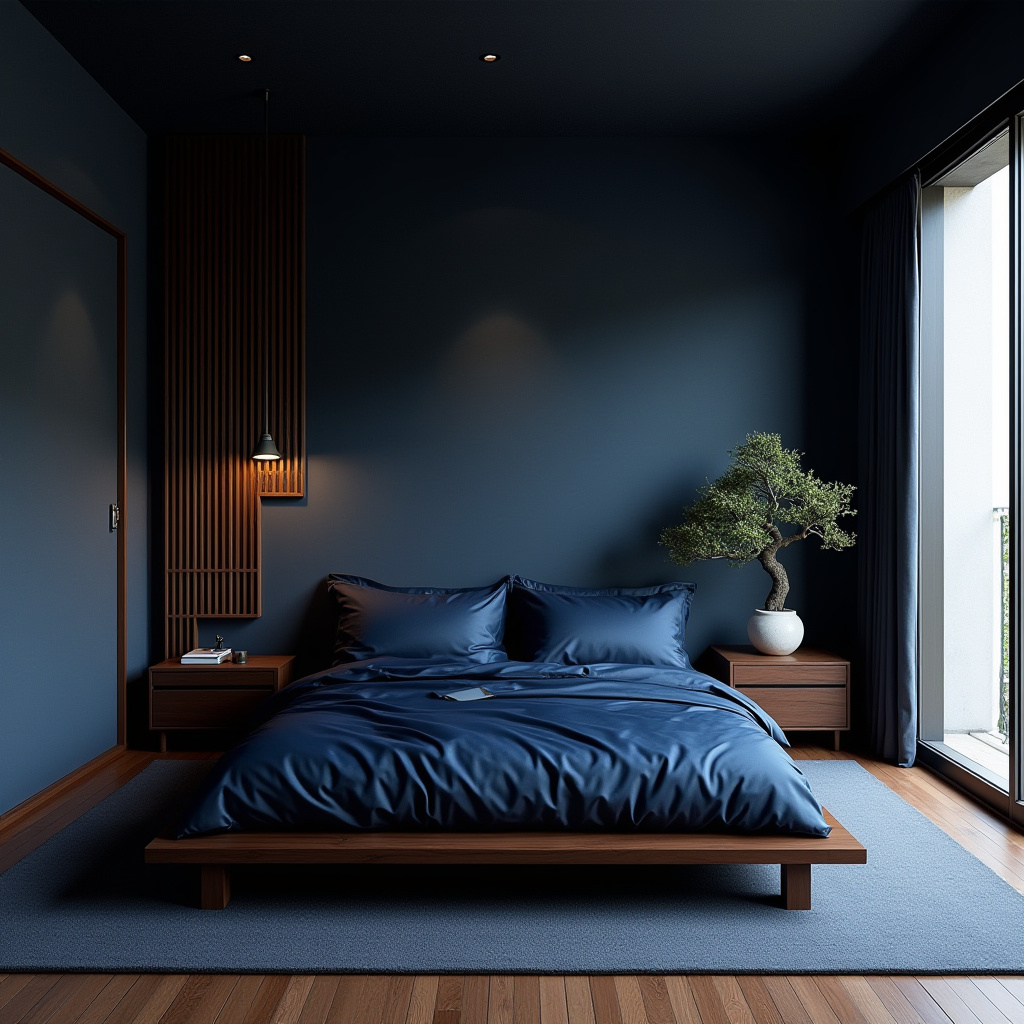 midnight blue bedroom 32