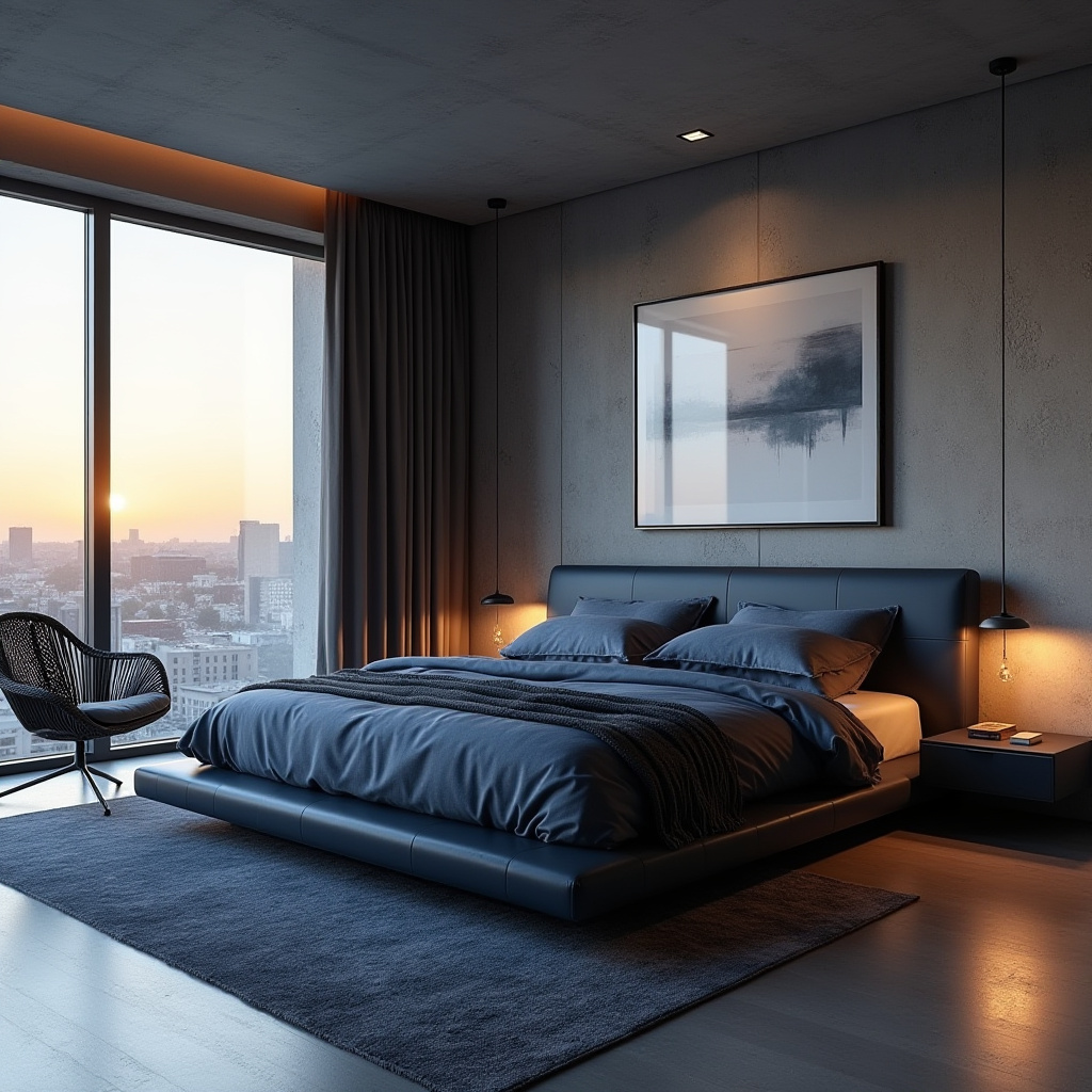 midnight blue bedroom 34