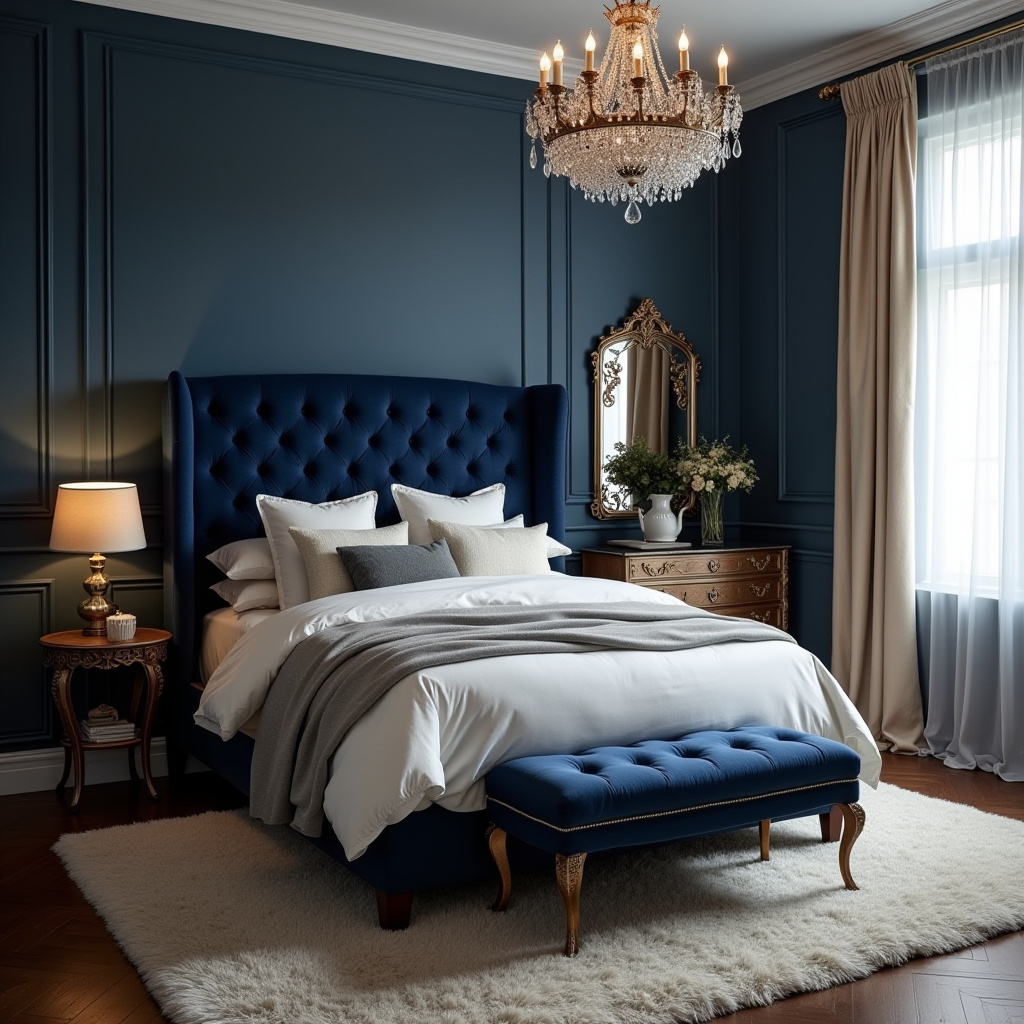 midnight blue bedroom 35