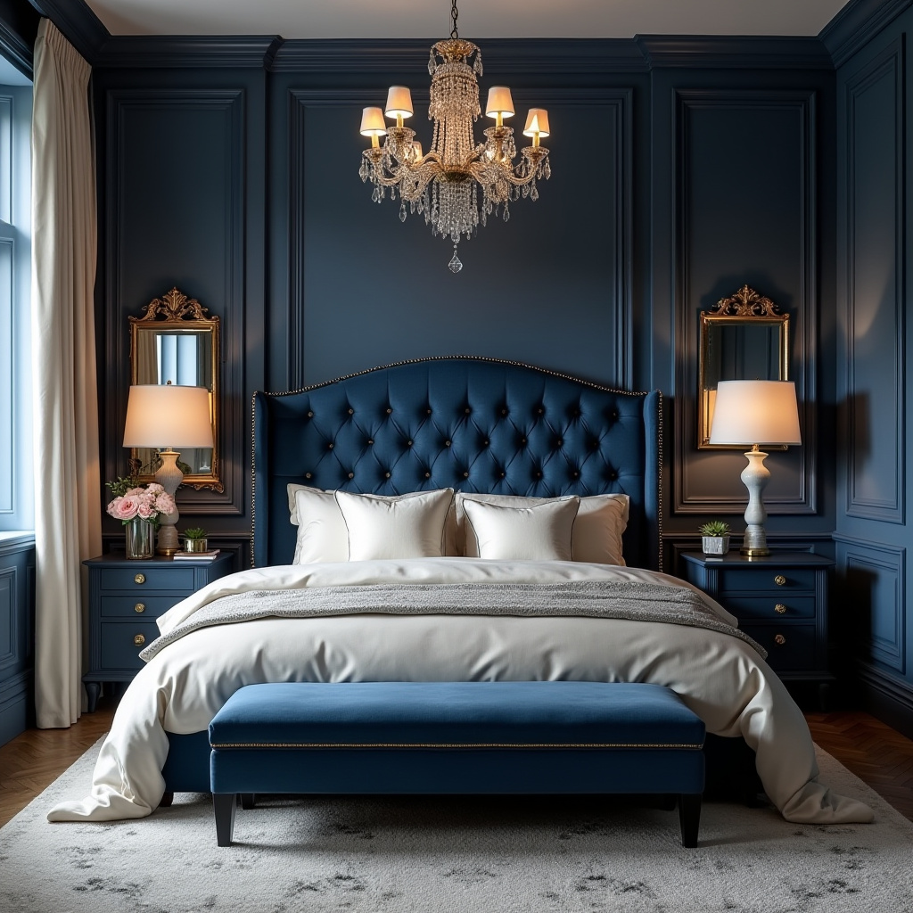 midnight blue bedroom 36