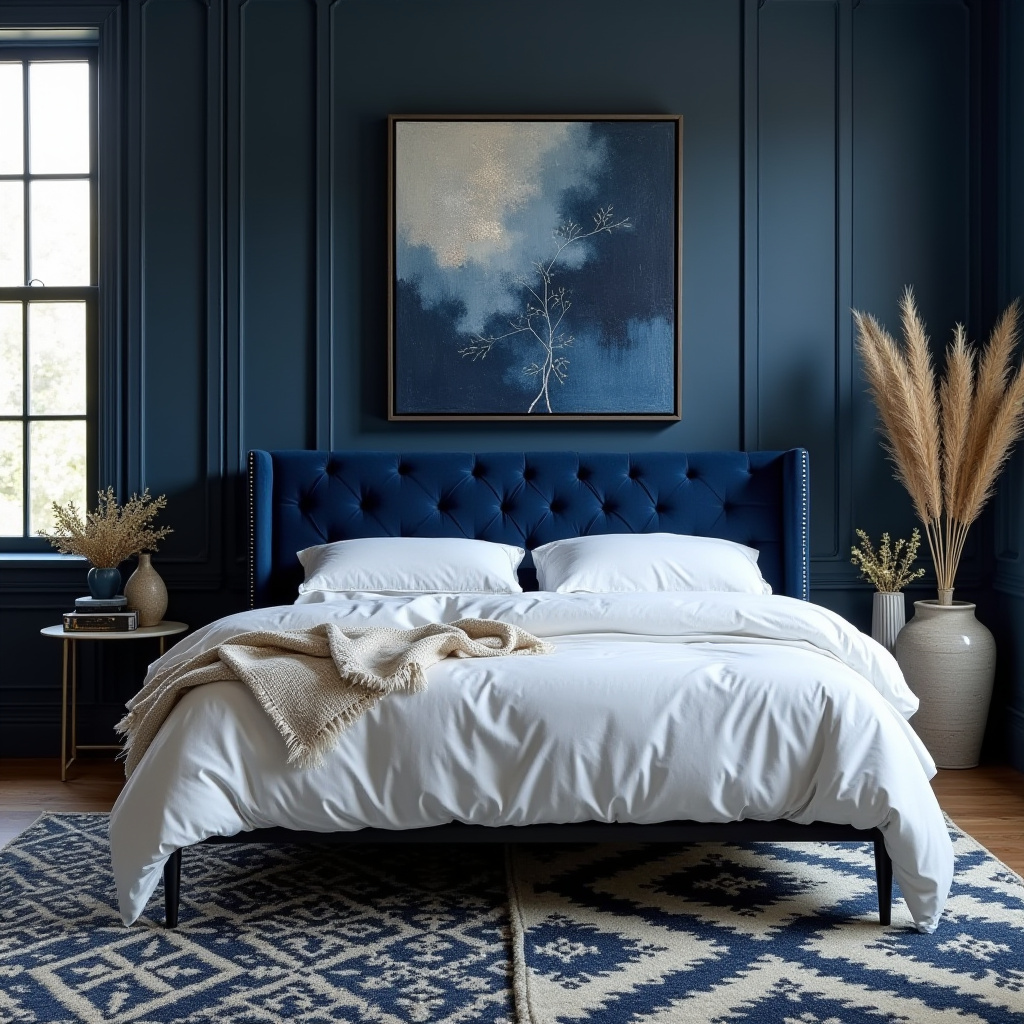 midnight blue bedroom 5