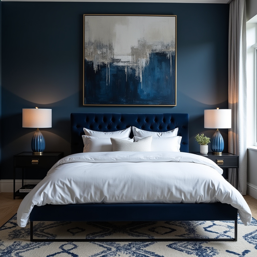 midnight blue bedroom 6