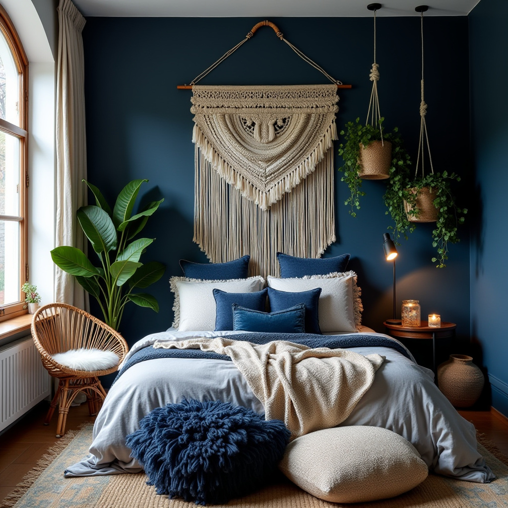 midnight blue bedroom 9