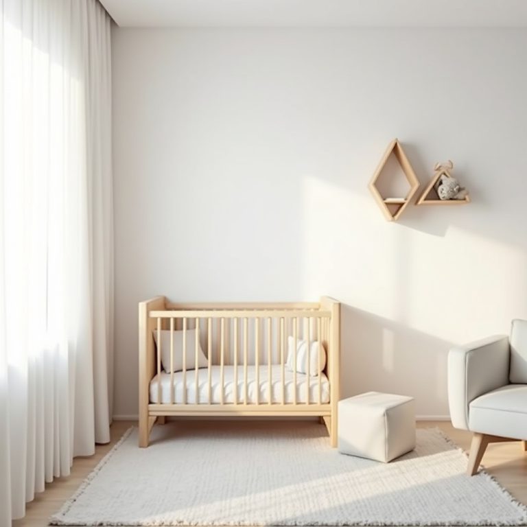 minimalist baby room 1
