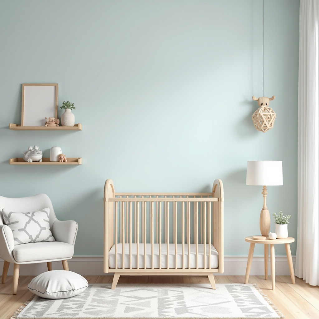 minimalist baby room 19