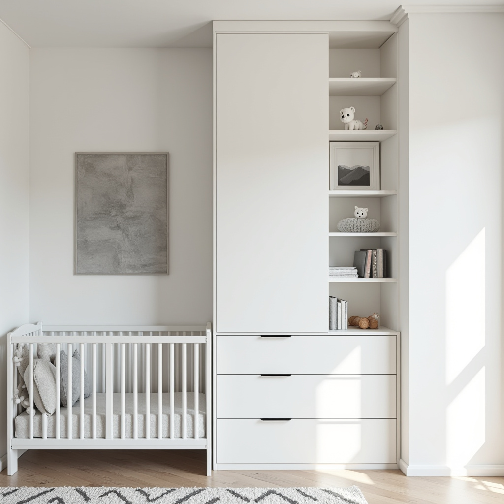minimalist baby room 32