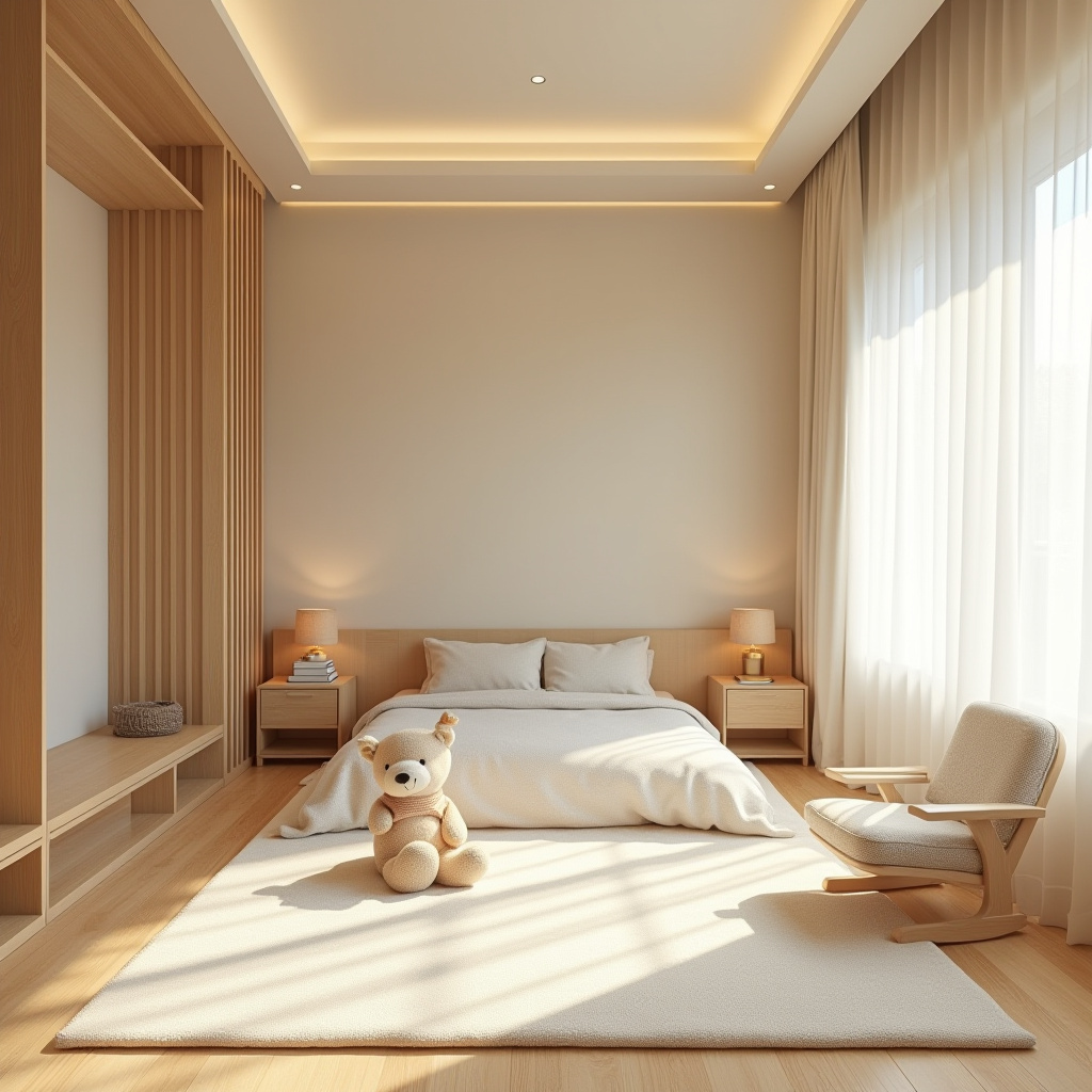 minimalist baby room 34