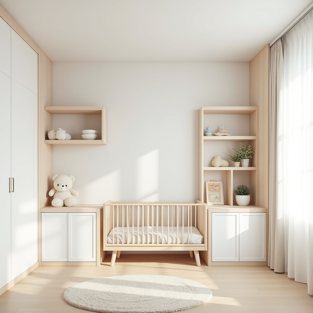 minimalist baby room 35