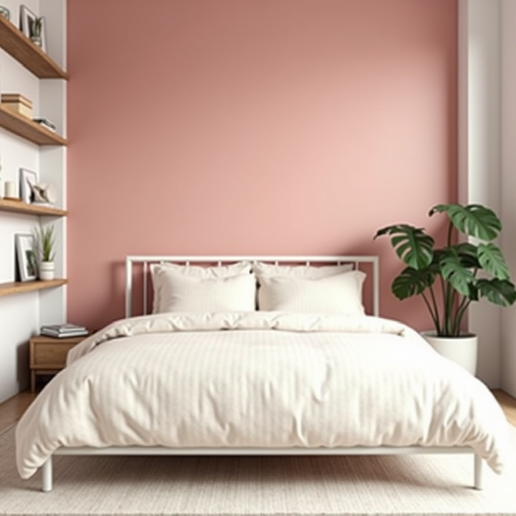 minimalist bedroom pink 12