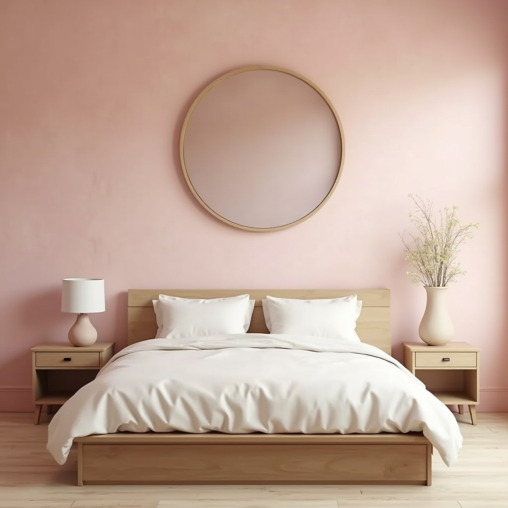 minimalist bedroom pink 15