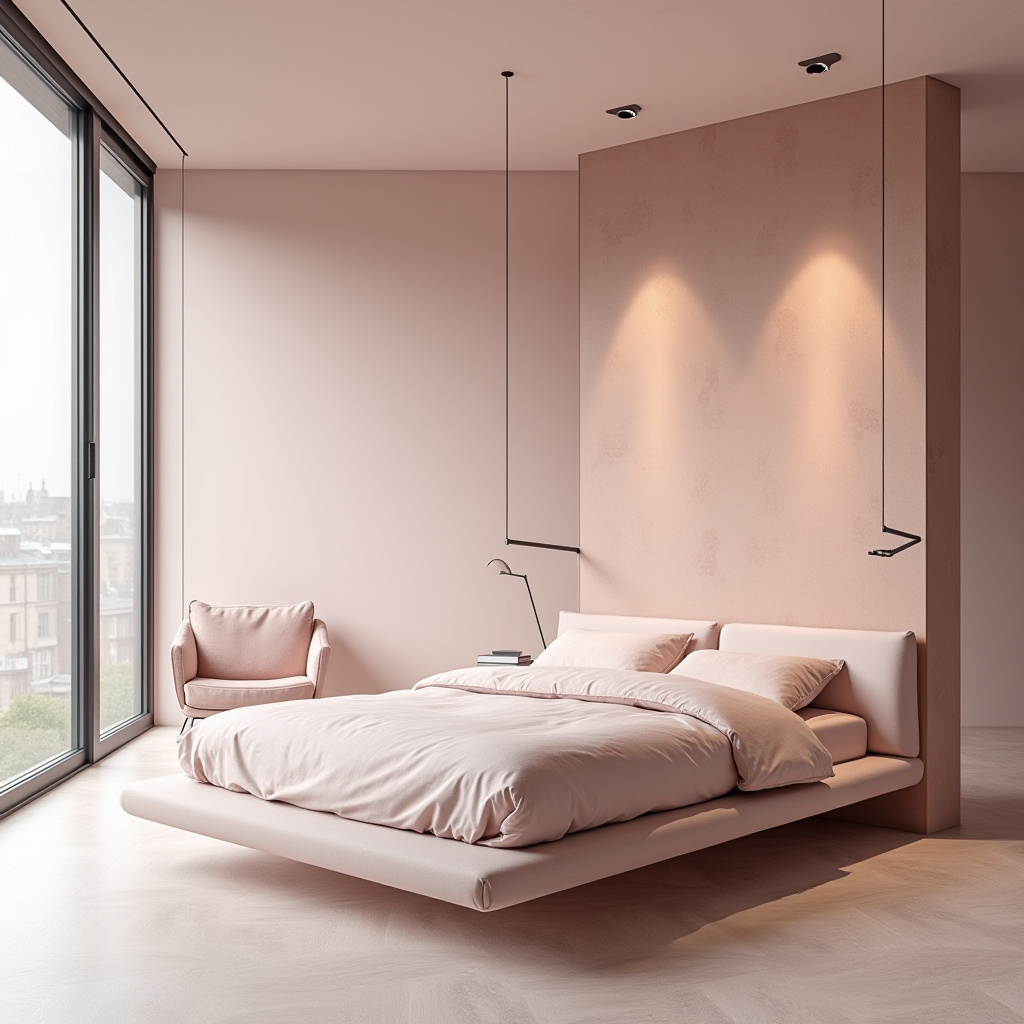 minimalist bedroom pink 20