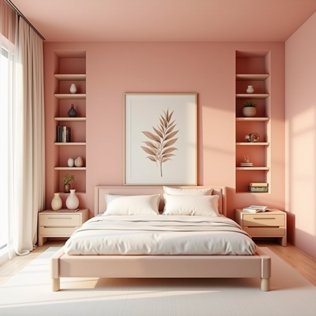 minimalist bedroom pink 28