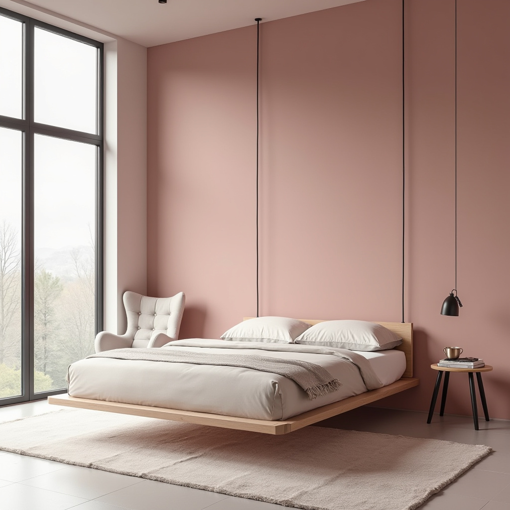 minimalist bedroom pink 29