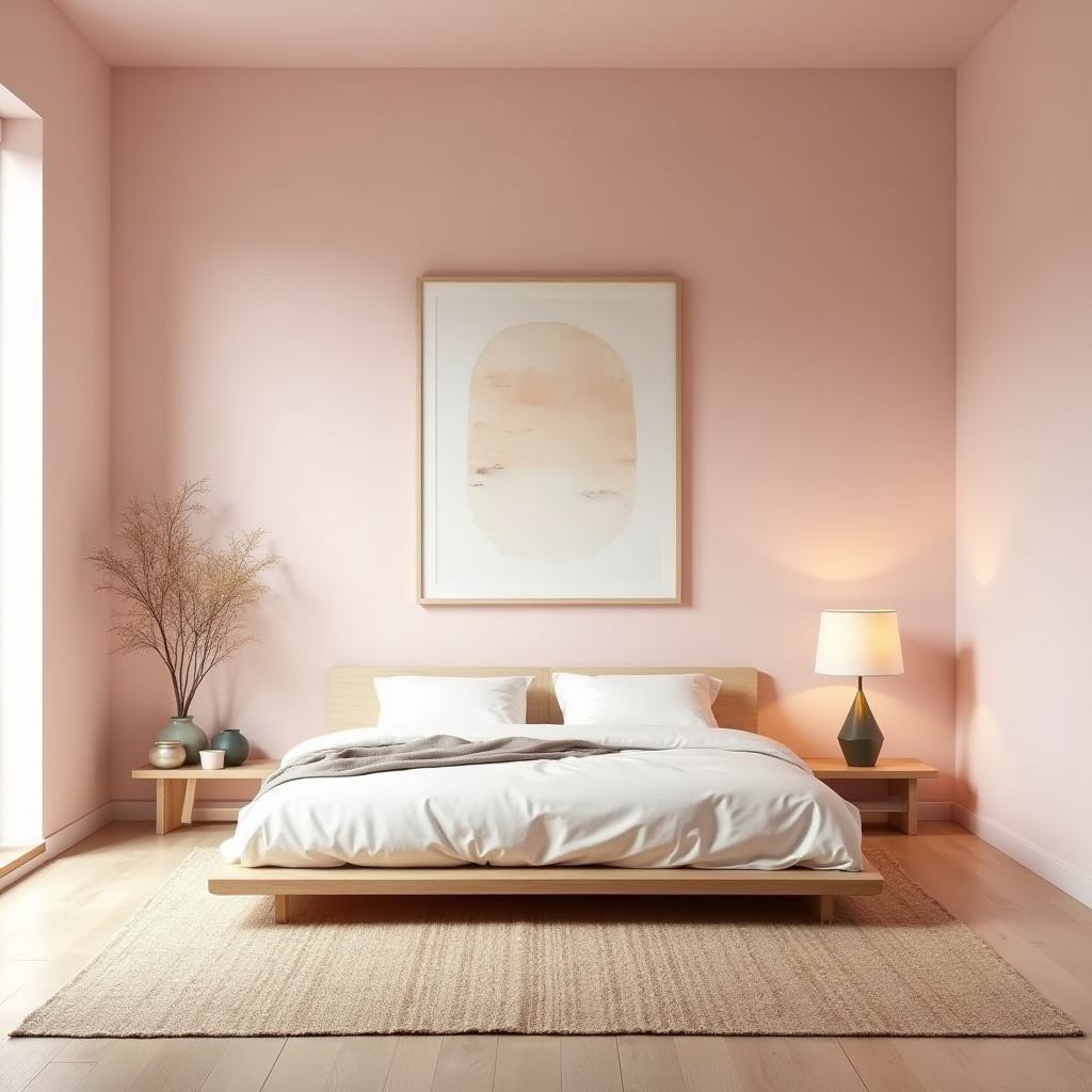 minimalist bedroom pink 31