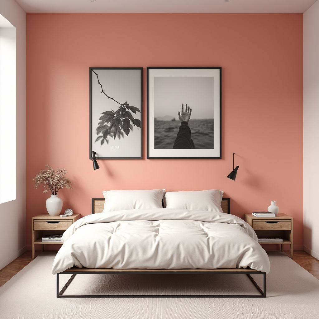 minimalist bedroom pink 36